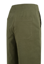 Load image into Gallery viewer, YaYa Army Green Barrel Trouser

