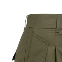 Load image into Gallery viewer, YaYa Army Green Cargo Trouser with wide leg and pleat
