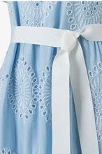 Load image into Gallery viewer, More &amp; More Blue Embroidered Dress
