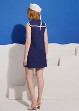 Load image into Gallery viewer, SJ Breeze Tweed Sailor Dress
