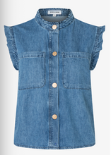 Load image into Gallery viewer, More &amp; More Denim Blouse
