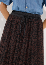 Load image into Gallery viewer, More &amp; More Mesh Skirt with Leopard Print
