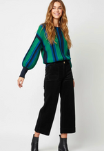 Load image into Gallery viewer, Bella Coflamand Wide Leg Velvet Trousers Black
