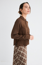 Load image into Gallery viewer, Molly Jolie Shirt Chocolate
