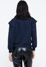 Load image into Gallery viewer, Winnie Navy Sparkle Sweatshirt
