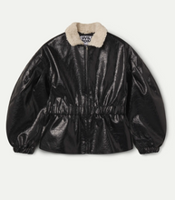 Load image into Gallery viewer, Winnie Black Faux Leather Jacket

