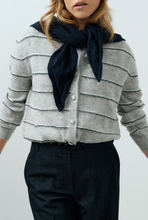 Load image into Gallery viewer, Yaya Triangle Scarf Navy
