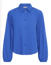Load image into Gallery viewer, MEW Sunna Balloon Sleeve Shirt in Beaucop Blue
