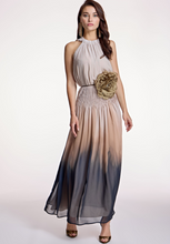 Load image into Gallery viewer, Allegra Halter Neck Gradient Dress
