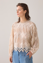 Load image into Gallery viewer, Selena  Longsleeve Lace Top
