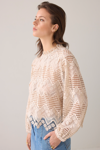 Selena  Longsleeve Lace Top