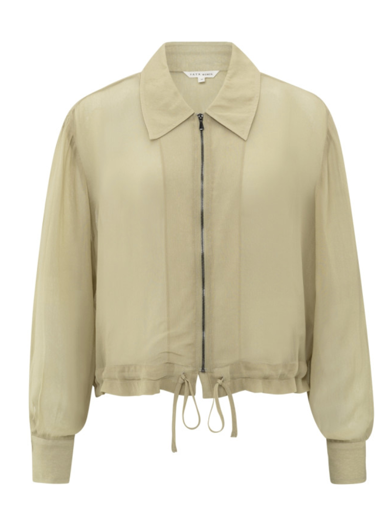 Yasmine Lightweight Zip Blouse