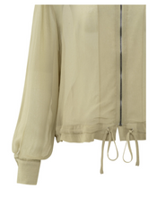 Load image into Gallery viewer, Yasmine Lightweight Zip Blouse
