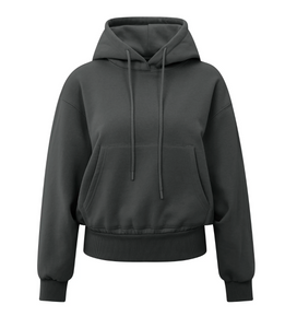 Yasmine Hoodie with pleated hem