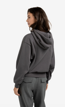Load image into Gallery viewer, Yasmine Hoodie with pleated hem
