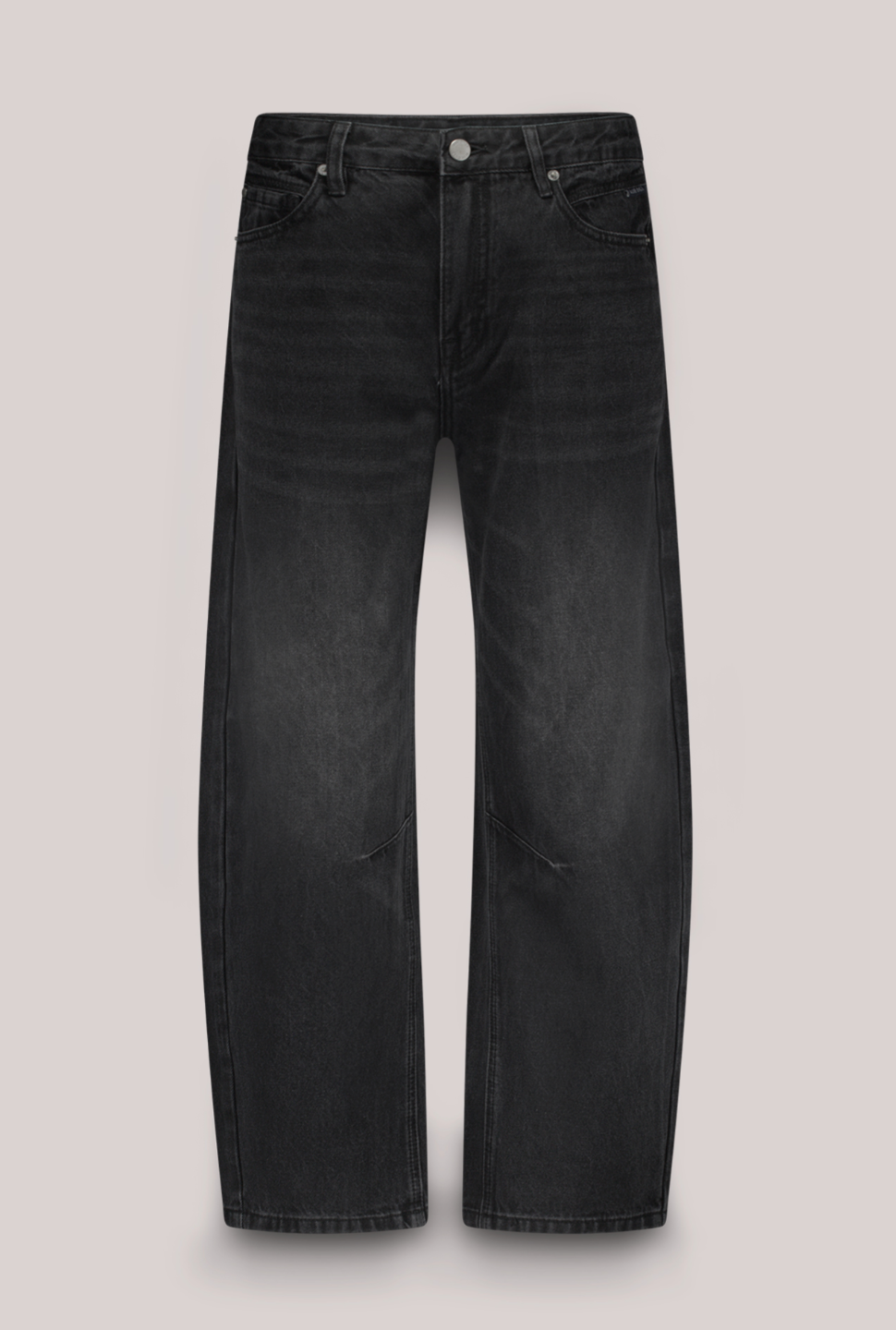 Summum Cocoon Fit Black Cotton Jeans