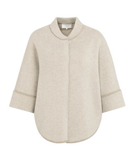 Load image into Gallery viewer, YaYa Chunky Knit Zip Poncho
