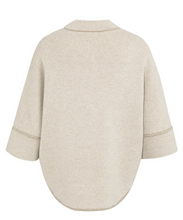 Load image into Gallery viewer, YaYa Chunky Knit Zip Poncho
