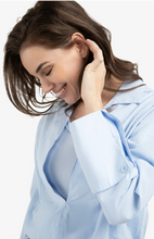 Load image into Gallery viewer, Balloon blouse with deep V-neck
