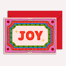 Load image into Gallery viewer, Joy Christmas Card | Vintage | Holiday Card | Seasonal
