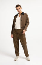 Load image into Gallery viewer, Faux leather carrot fit trousers - Type: lookbook
