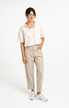 Load image into Gallery viewer, Faux leather carrot fit trousers
