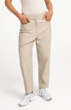 Load image into Gallery viewer, Faux leather carrot fit trousers
