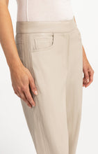 Load image into Gallery viewer, Faux leather carrot fit trousers
