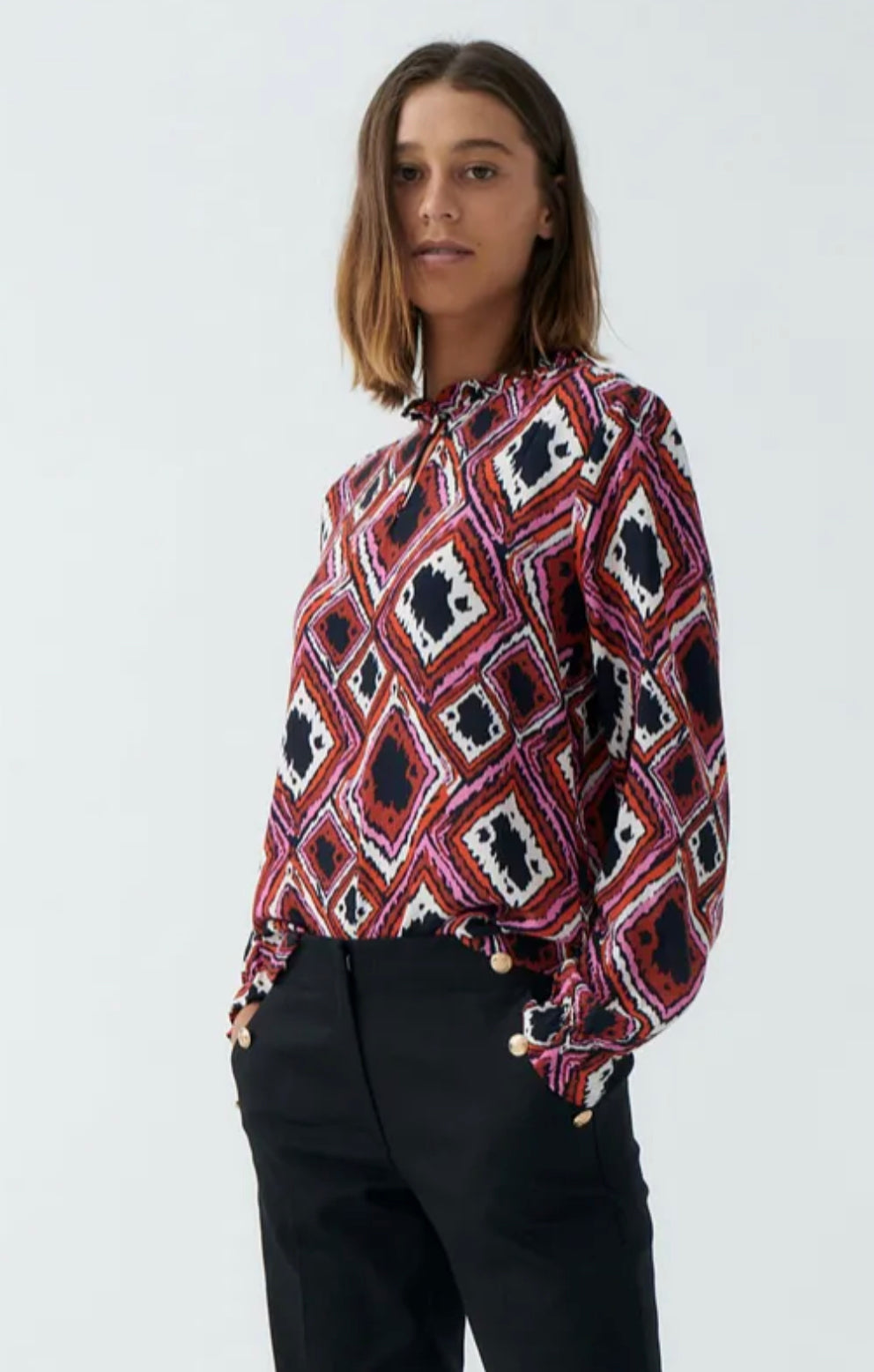 More and More Print Blouse