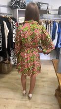 Load image into Gallery viewer, Eva Pink/Green Dress
