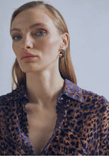 Load image into Gallery viewer, Maite Cheetah Print Blouse
