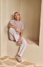 Load image into Gallery viewer, Knitted top with woven shoulder details
