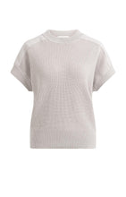 Load image into Gallery viewer, Knitted top with woven shoulder details - Type: product
