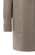 Load image into Gallery viewer, Long coatigan with patch pockets
