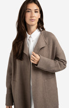 Load image into Gallery viewer, Long coatigan with patch pockets
