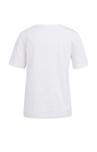 Load image into Gallery viewer, Melange T-shirt with contrasting ribbed trim
