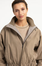 Load image into Gallery viewer, Oversized jacket with stand collar
