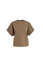 Load image into Gallery viewer, Sleeveless sweatshirt with pleated shoulder detail - Type: product
