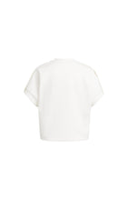 Load image into Gallery viewer, Sleeveless sweatshirt with pleated shoulder detail
