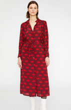 Load image into Gallery viewer, Winnie red printed midi dress
