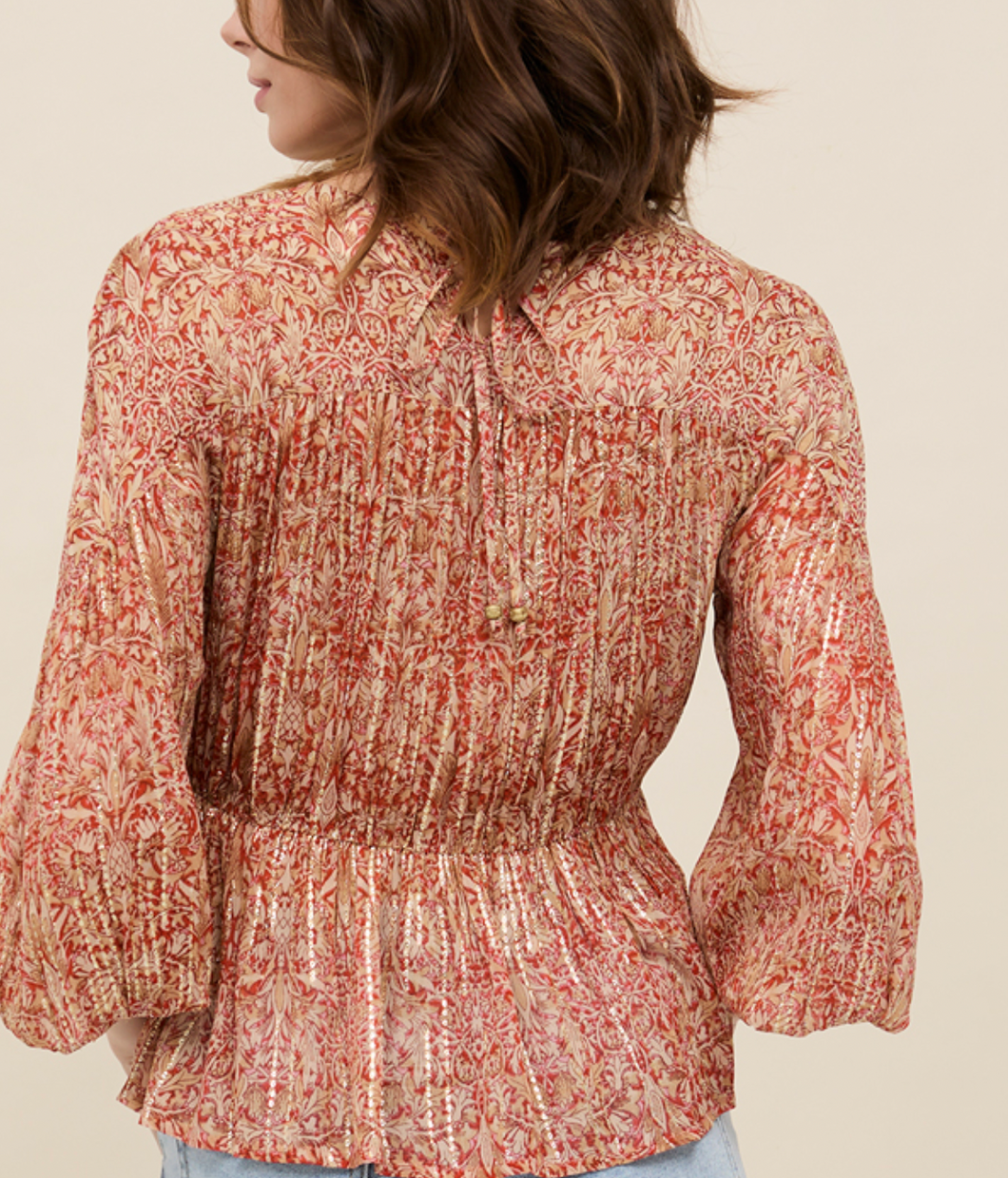 LOLA  EMBROIDERED BLOUSE