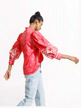 Load image into Gallery viewer, Emily Lovelock Coral Blouse

