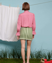 Load image into Gallery viewer, SJ BELLE BLUSH BOW BLOUSE
