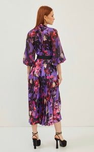 Sophie Purple Midi Dress